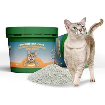 Yuppii Aloe Vera Kokulu Topaklanan İnce Taneli Bentonit Kedi Kumu 10 lt