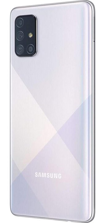 Samsung Galaxy A71 128 Gb Hafıza 8 Gb Ram 6.7 İnç 64 MP Çift Hatlı Super Amoled Ekran Android Akıllı Cep Telefonu Gümüş