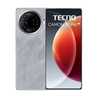 Tecno Camon 30 Pro 512 GB Hafıza 12 GB Ram 6.78 inç 50 MP Çift Hatlı AMOLED Ekran Android Akıllı Cep Telefonu Gümüş