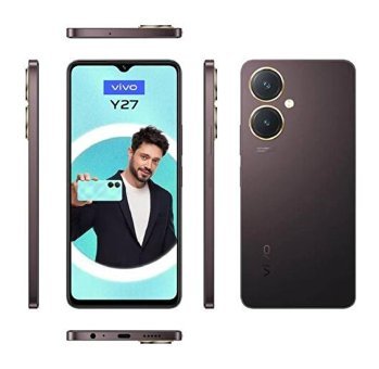 Vivo Y27 256 GB Hafıza 8 GB Ram 6.64 inç 50 MP Çift Hatlı IPS LCD Ekran Android Akıllı Cep Telefonu Siyah