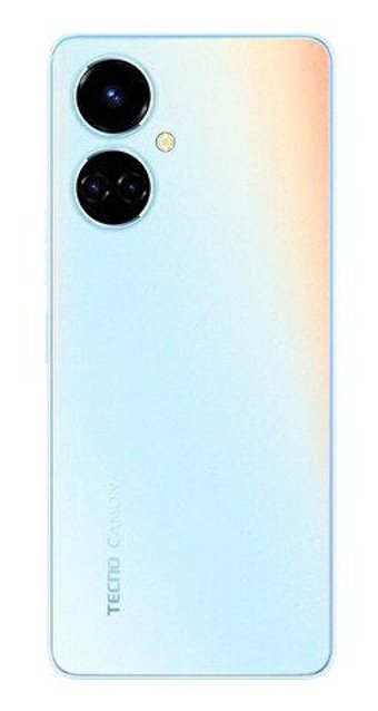 Tecno Camon 19 128 GB Hafıza 6 GB Ram 6.8 inç 64 MP Çift Hatlı IPS LCD Ekran Android Akıllı Cep Telefonu Beyaz