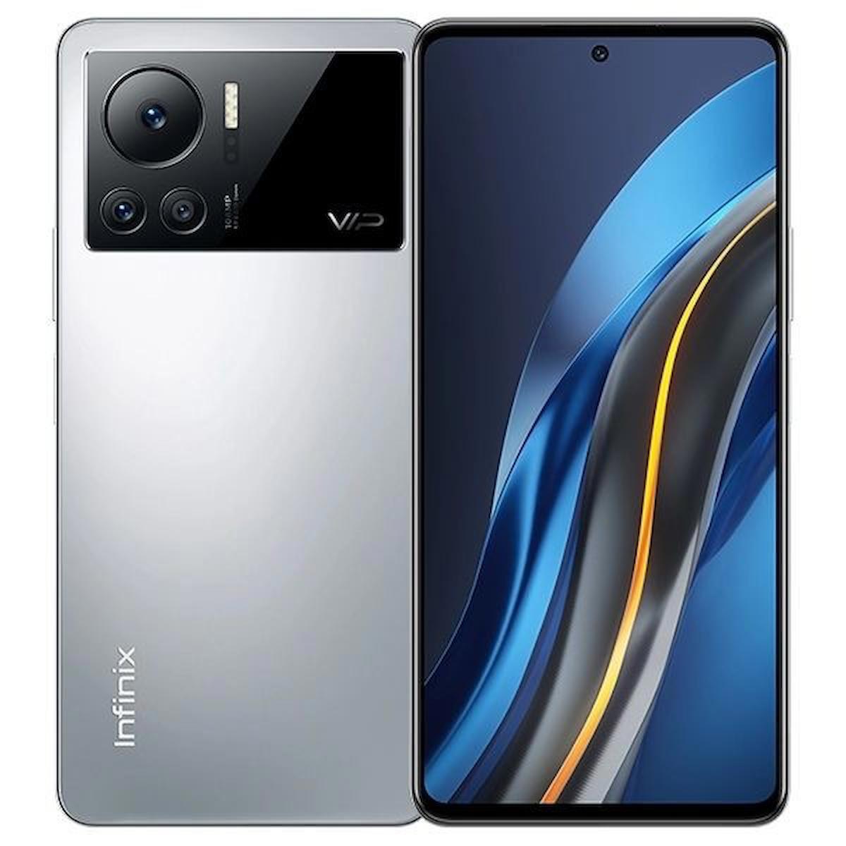 Infinix Note 12 Vip 256 GB Hafıza 8 GB Ram 6.7 inç 108 MP Çift Hatlı AMOLED Ekran Android Akıllı Cep Telefonu Gri