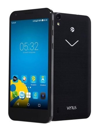 Vestel Venüs 5000 16 GB Hafıza 2 GB Ram 5.0 inç 13 MP Çift Hatlı IPS LCD Ekran Android Akıllı Cep Telefonu Siyah