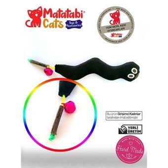 Matatabi Cats Hareketli Yakalama Yavru-Yetişkin Tırtıl Kedi Oyuncağı