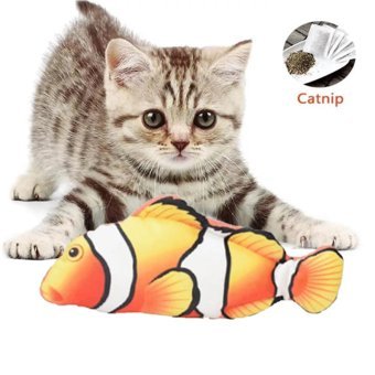 Tineke Isırma Yavru-Yetişkin Balık Kedi Oyuncağı