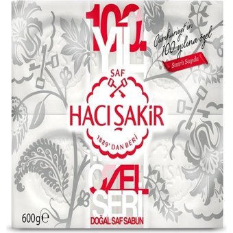 Hacı Şakir 100. Yıl Seri Organik Doğal Mineraller Sabun 600 gr