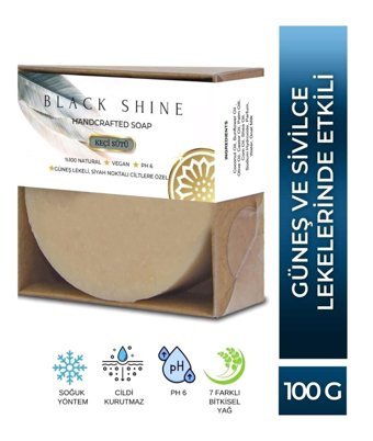 Black Shine Organik Keçi Sütü Sabunu 100 gr