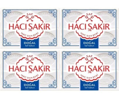 Hacı Şakir Organik Doğal Mineraller Sabun 4x600 gr
