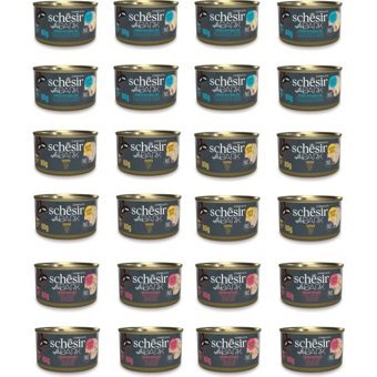 Schesir After Dark Karışık Kıyılmış Yaş Kedi Maması 24x80 gr