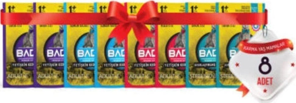 Bado Karışık Parça Etli Yaş Kedi Maması 8x85 gr