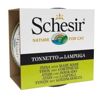 Schesir Ton Balıklı-Lambuka Parça Etli Yaş Kedi Maması 85 gr