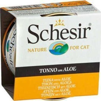 Schesir Ton Balık-Aloe Vera Parça Etli Yaş Kedi Maması 85 gr