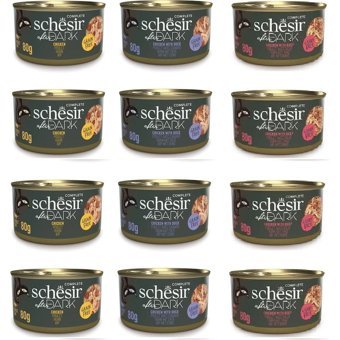 Schesir After Dark Karışık Parça Etli Yaş Kedi Maması 12x80 gr