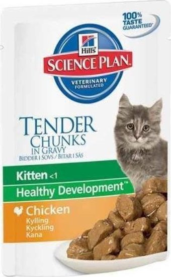 Hill's Tender Chunks Tavuk Parça Etli Yaş Kedi Maması 85 gr