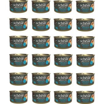 Schesir After Dark Tavuk-Bıldırcın Parça Etli Yaş Kedi Maması 24x80 gr
