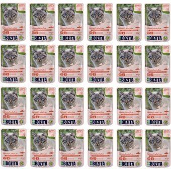 Bozita Somon Parça Etli Yaş Kedi Maması 24x85 gr