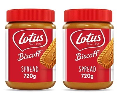 Lotus Biscoff Spread Karamelize Bisküvi Ezme Krem Çikolata 2x720 gr
