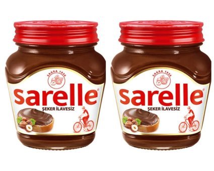 Sarelle Şeker İlavesiz Kakaolu Fındık Ezme Krem Çikolata 2x350 gr