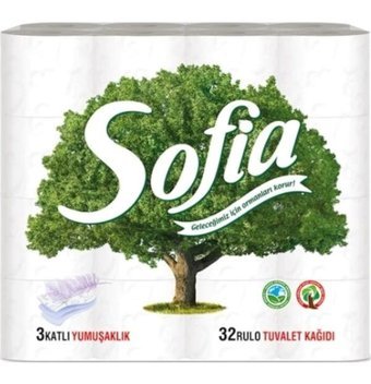 Sofia 2 Katlı 32'li Rulo Tuvalet Kağıdı