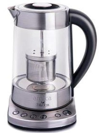 Ariete Bitkidem AA173S 2400 W Işıklı Cam Gövdeli İnox Çay Makinesi