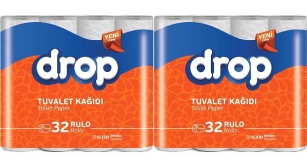 Drop 2 Katlı 2x32'li Rulo Tuvalet Kağıdı