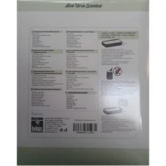 Fresh Paty Aloe Vera Kokulu Topaklanan İnce Taneli Aktif Karbonlu Bentonit Kedi Kumu 4x6 lt