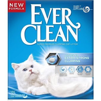 Ever Clean Extra Strong Clumping Kokusuz Topaklanan İnce Taneli Aktif Karbonlu Bentonit Kedi Kumu 10 lt