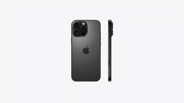 Apple iPhone 16 Pro Max 256 GB Hafıza 8 GB Ram 6.9 inç 48 MP Çift Hatlı OLED Ekran iOS Akıllı Cep Telefonu Siyah Titanyum