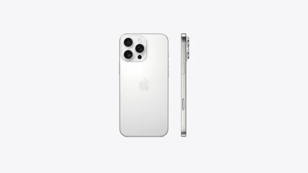 Apple iPhone 16 Pro Max 512 GB Hafıza 8 GB Ram 6.9 inç 48 MP Çift Hatlı OLED Ekran iOS Akıllı Cep Telefonu Beyaz Titanyum
