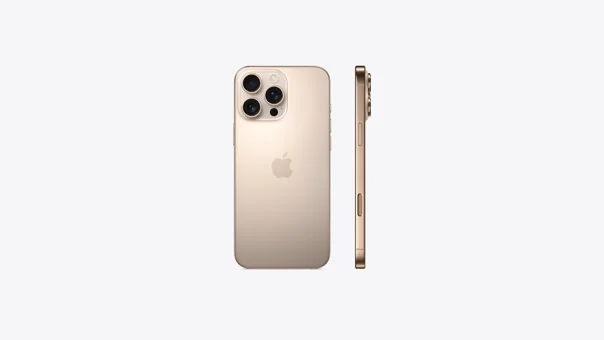 Apple iPhone 16 Pro 1 TB Hafıza 8 GB Ram 6.3 inç 48 MP Çift Hatlı OLED Ekran iOS Akıllı Cep Telefonu Çöl Titanyum