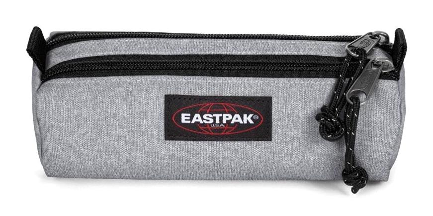 Eastpak Double Benchmark Sunday Gri Düz Bez Bölmeli Çift Gözlü Dikdörtgen Cüzdan Kalemlik