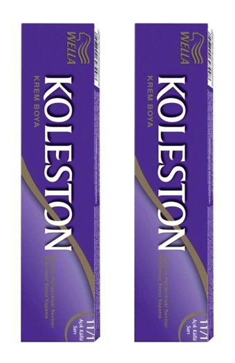 Wella Koleston 11-1 Açık Küllü Sarı Krem Saç Boyası 2x50 ml