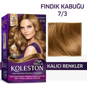 Wella Koleston 7.3 Fındık Kabuğu Krem Saç Boyası 50 ml