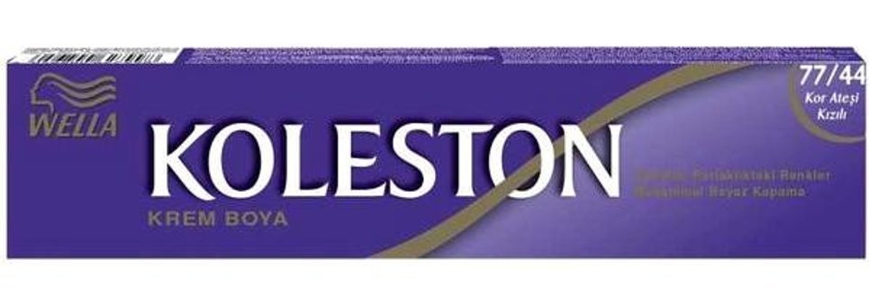 Wella Koleston 77.44 Kor Ateşi Kızılı Krem Saç Boyası 50 ml