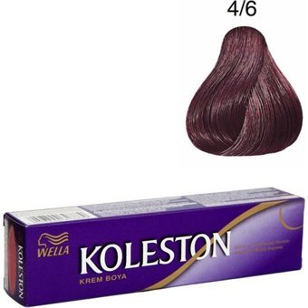Wella Koleston 4-6 Kızıl Viyole Krem Saç Boyası 2x50 ml