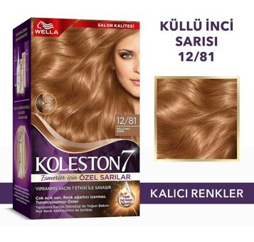 Wella Koleston Supreme 12-81 Küllü İnci Sarısı Krem Saç Boyası 50 ml