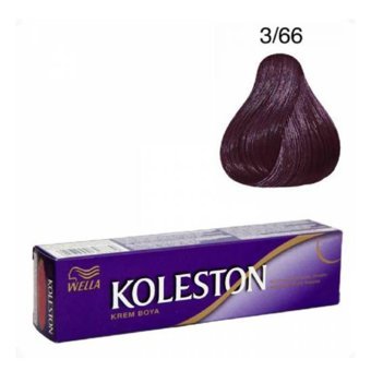 Wella Koleston 3.66 Patlıcan Moru Krem Saç Boyası 50 ml