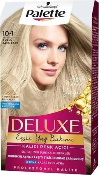 Palette Deluxe 10-1 Küllü Açık Sarı Krem Saç Boyası 24x50 ml