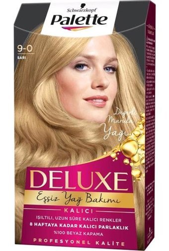 Palette Deluxe 9-0 Sarı Krem Saç Boyası 3x50 ml