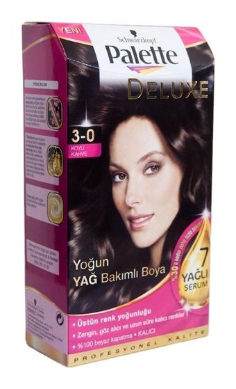 Palette Deluxe 3-0 Koyu Kahve Krem Saç Boyası 50 ml