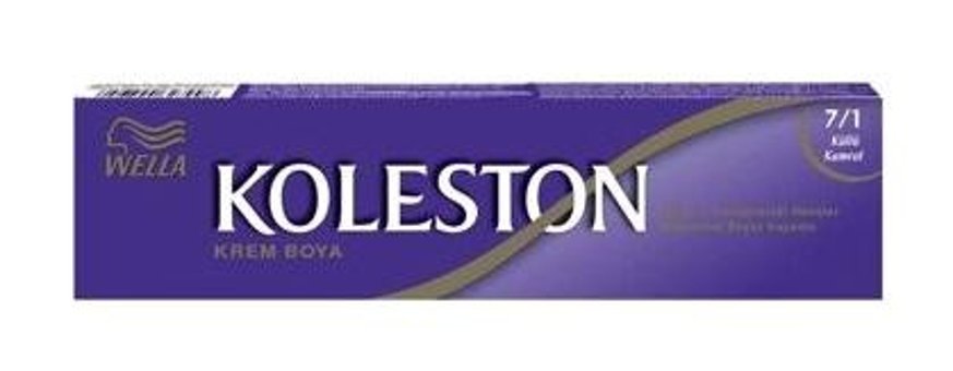 Wella Koleston 7-1 Küllü Kumral Krem Saç Boyası 4x50 ml