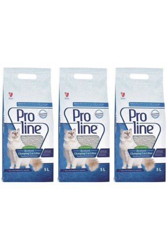 Proline Kokusuz Topaklanan İnce Taneli Bentonit Kedi Kumu 3x5 lt