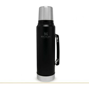 Stanley Matte Black Pebble Paslanmaz Çelik 1 lt Outdoor Matara Termos Siyah