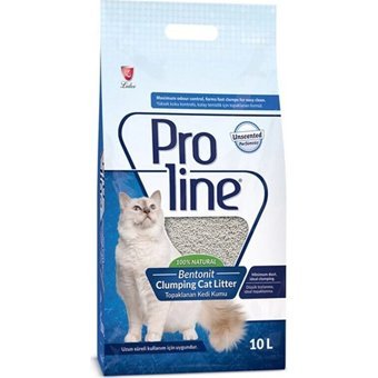 Proline Kokusuz + Lavanta Kokulu Topaklanan İnce Taneli Bentonit Kedi Kumu 2x10 lt