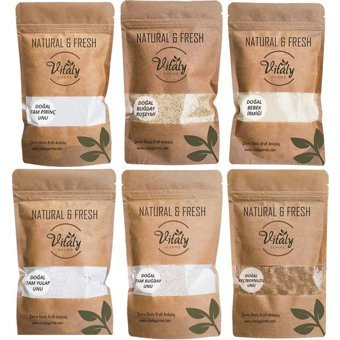 Vitaly Gurme Laktozsuz Tahılsız Glutensiz Organik Karışık Kaşık Maması 6x100 gr