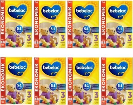 Bebelac Laktozsuz Tahılsız Glutensiz Organik Probiyotikli 3 Numara Devam Sütü 8x800 gr