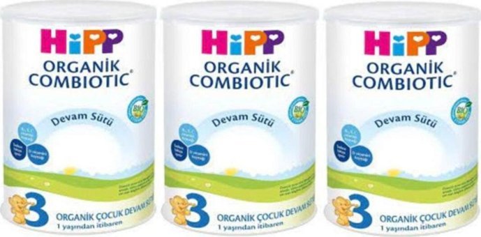Hipp Combiotic Laktozsuz Tahılsız Glutensiz Organik Probiyotikli 3 Numara Devam Sütü 3x350 gr
