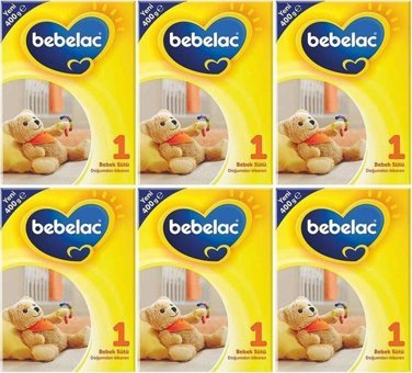 Bebelac Yenidoğan Laktozsuz Tahılsız Glutensiz Organik Probiyotikli 1 Numara Devam Sütü 6x400 gr