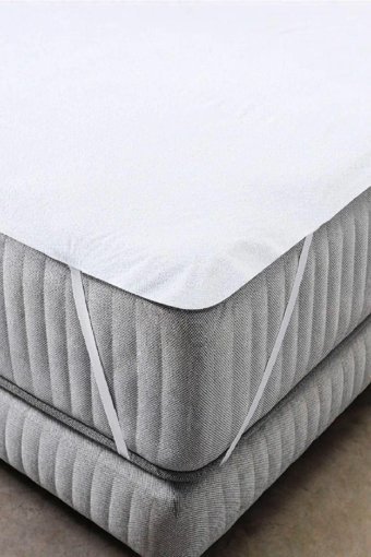 Bebesi Pamuklu Lastikli Sıvı Geçirmez 60x110 cm Tek Kişilik Alez