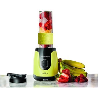 Karaca Blendfit Go 600 ml Plastik Hazneli Buz Kırıcılı 4 Bıçaklı Kişisel Tekli Mini Smoothie Blender Yeşil